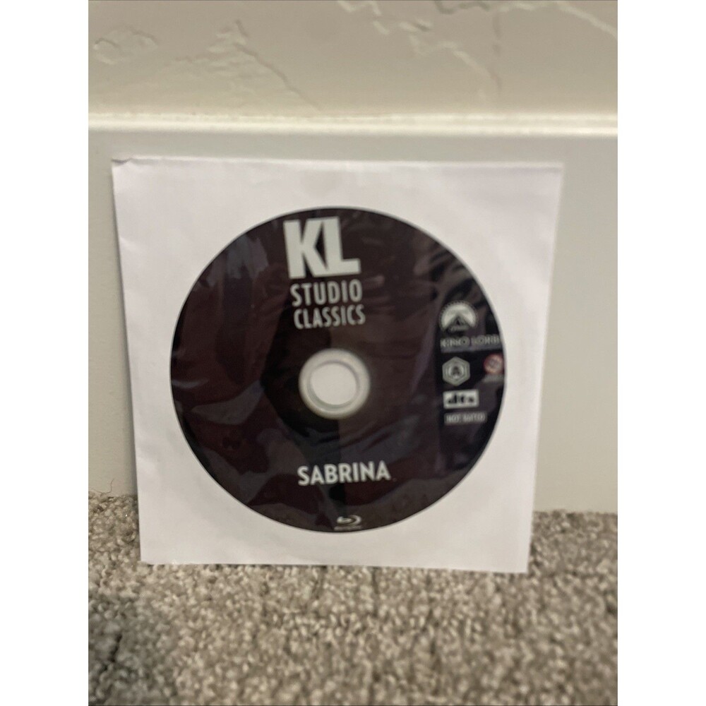 Sabrina (Blu-Ray, 1954) Kino Lorber Classic Audrey Hepburn Disc Only